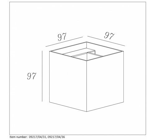 Накладной светильник Lucide 09217/04/36 Xio