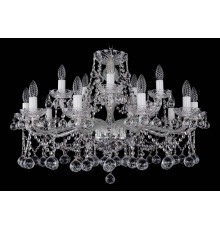 Подвесная люстра Bohemia Ivele Crystal 1413/10_5/300/Ni/Balls 1413