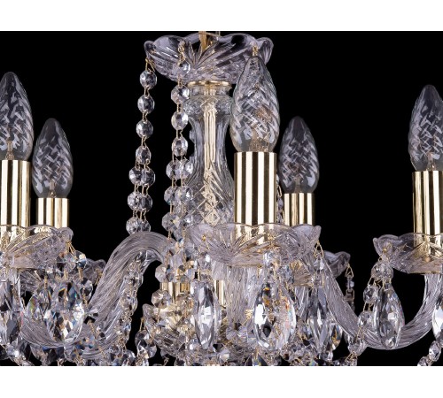 Подвесная люстра Bohemia Ivele Crystal 1402/5/141/G 1402