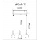 Подвесной светильник Moderli V6040-3P Scrumbel