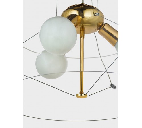 Подвесной светильник LUMINA DECO LDP 6018-500 PR+F.GD Globo