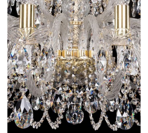 Подвесная люстра Bohemia Ivele Crystal 1402/16+8/360/G 1402