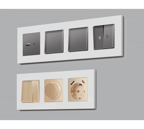 Рамка на 3 поста Ambrella Volt AF250103 Qubi