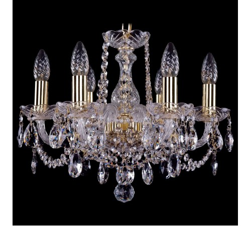 Подвесная люстра Bohemia Ivele Crystal 1402/6/141/G 1402