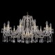 Подвесная люстра Bohemia Ivele Crystal 1413/12/360/G 1413