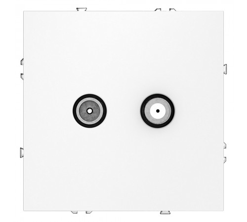 ТВ-розетка и SAT-розетка оконечная без рамки Voltum VLS060402 S70