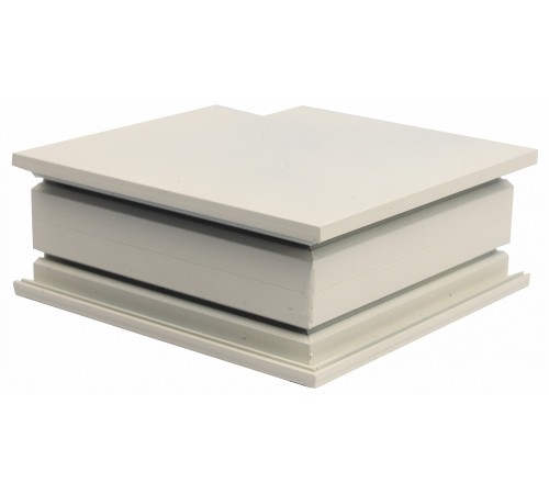 Соединитель угловой L-образный для треков накладных Uniel UL-00008732 UBX-MS22