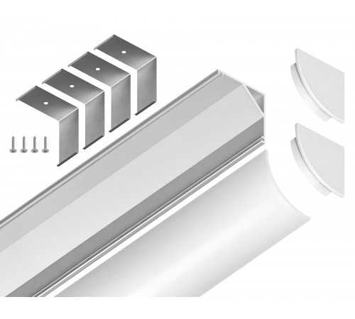 Профиль накладной угловой внутренний Ambrella Light GP2100WH GP