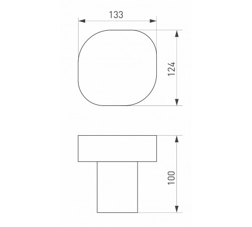 Наземный низкий светильник Arlight 030002 Swamp