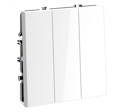 Выключатель трехклавишный без рамки Voltum VLS030101 S70