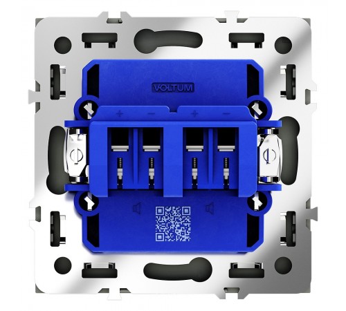 Розетка акустическая без рамки Voltum VLS060306 S70