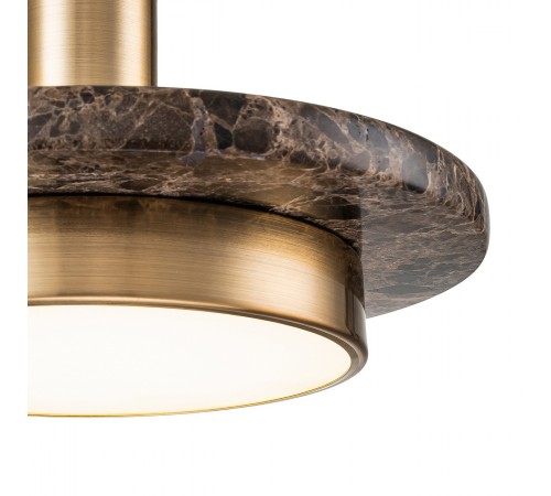 Подвесной светильник Escada 10260/1LED Brown marble Torano