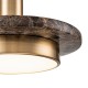 Подвесной светильник Escada 10260/1LED Brown marble Torano