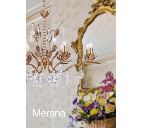 Подвесная люстра Arti Lampadari Merana E 1.1.8 AG Merana