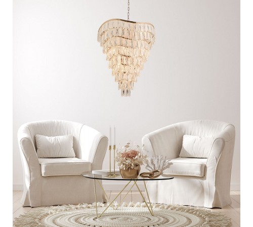 Подвесная люстра Indigo 12030/13P Gold Ambra