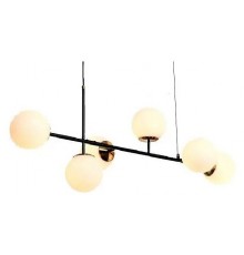 Подвесная люстра iLamp 9136P/6 BK-WH Golden