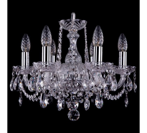 Подвесная люстра Bohemia Ivele Crystal 1402/6/141/Ni 1402