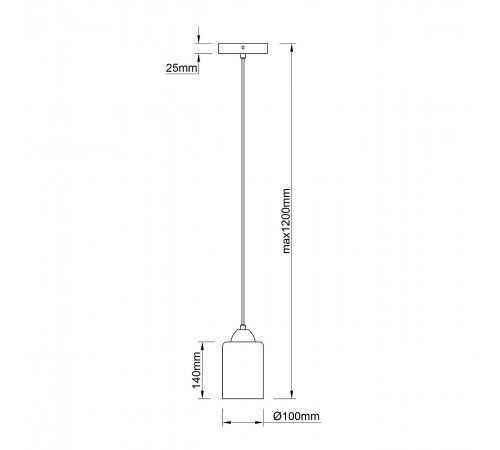 Подвесной светильник Escada 10179/1S Storm