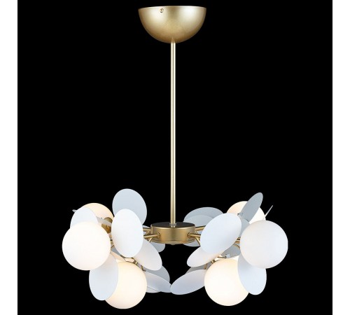 Люстра на штанге Loft it 10008/8 white Matisse
