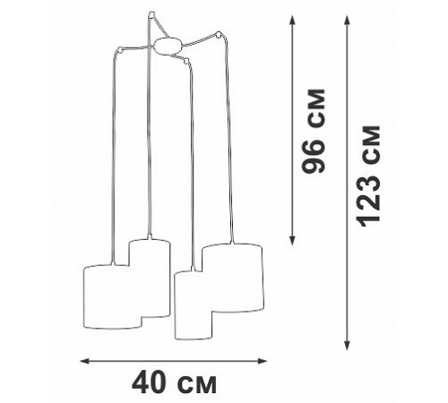 Подвесная люстра Vitaluce V3089-0/4S V3089