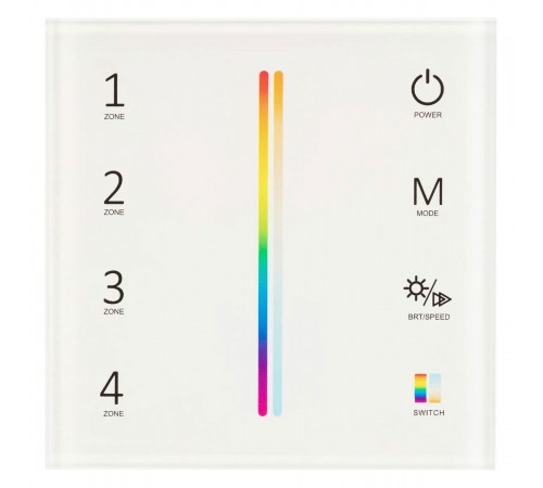 Панель-регулятора цвета RGBW  сенсорный накладной Arlight 028309 SMART