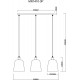 Подвесной светильник MyFar MR1410-3P Madina