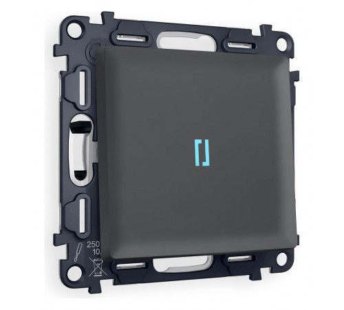 Выключатель проходной одноклавишный с подсветкой Ambrella Volt MA902040 Quant