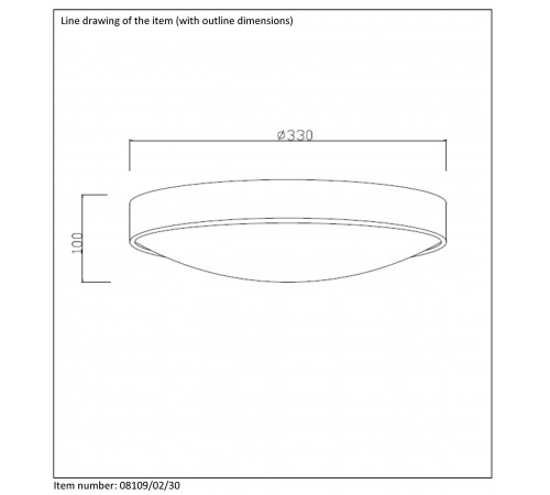 Накладной светильник Lucide 08109/02/30 Lex