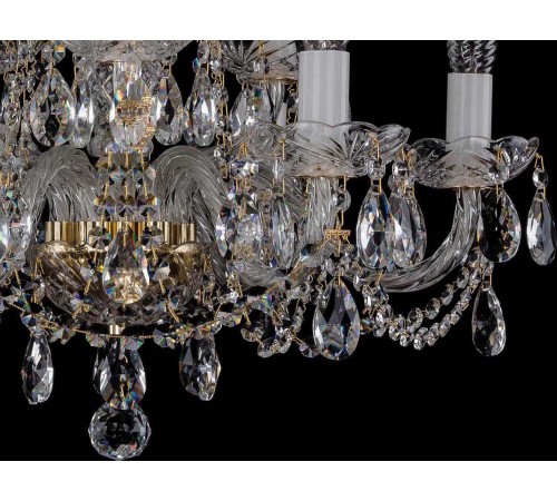 Подвесная люстра Bohemia Ivele Crystal 1402/6_3/195/G 1402