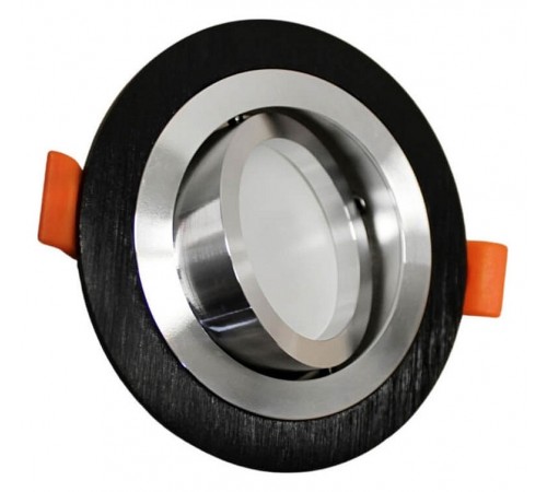 Встраиваемый светильник LUMINA DECO LDC 8062-D90 BK+SL Duka