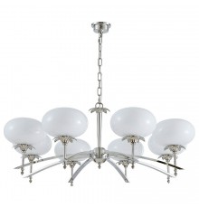 Подвесная люстра Newport 4658/C nickel DOMENICA