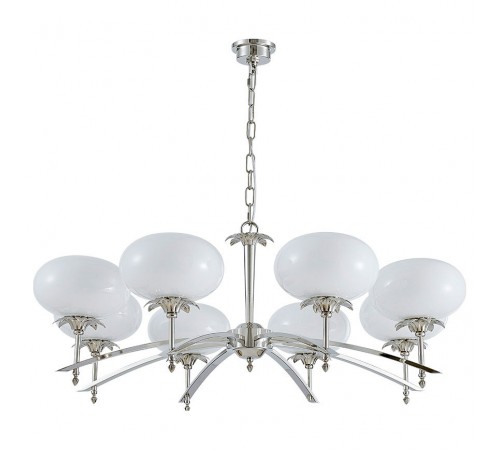 Подвесная люстра Newport 4658/C nickel DOMENICA