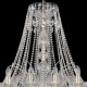 Подвесная люстра Bohemia Ivele Crystal 1411/24/460/G 1411