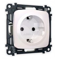 Розетка с заземлением, без рамки Ambrella Volt MO206010 Quant