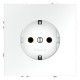Розетка с заземлением, без рамки Voltum VLS040102 S70