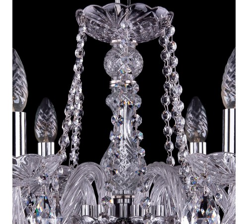 Подвесная люстра Bohemia Ivele Crystal 1402/6/195/Ni 1402
