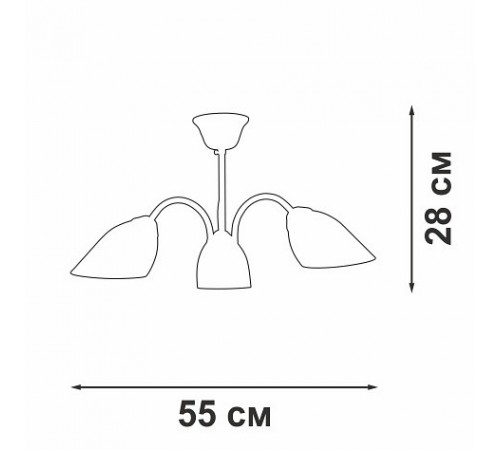 Люстра на штанге Vitaluce V3335-7/3PL V3335