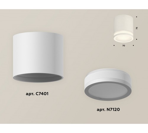 Накладной светильник Ambrella Light XS7401041 XS