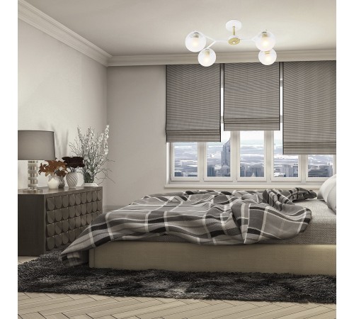 Люстра на штанге Escada 1130/4PL White Avignon