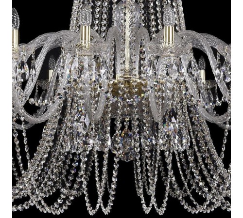 Подвесная люстра Bohemia Ivele Crystal 1402/20/530/h-164/G 1402