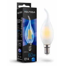 Лампа светодиодная Voltega 7026 Candel wind matt 6W