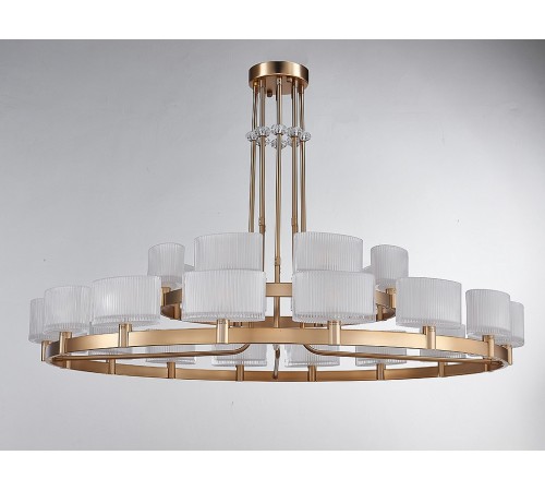 Люстра на штанге Newport 4338+16/C gold 4330