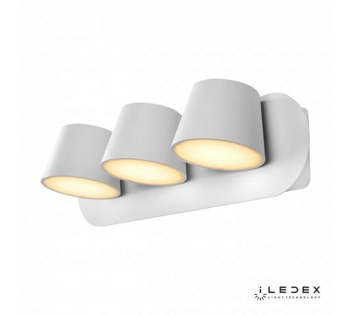 Бра iLedex W1118-3AS WH Flexin