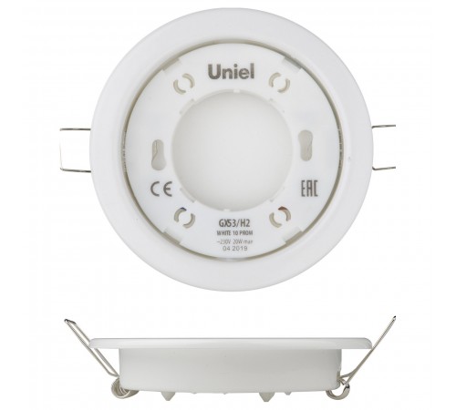 Встраиваемый светильник Uniel UL-00005051 GX53-H2