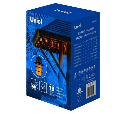 Гирлянда на солнечных батареях Uniel UL-00006558 USL-S