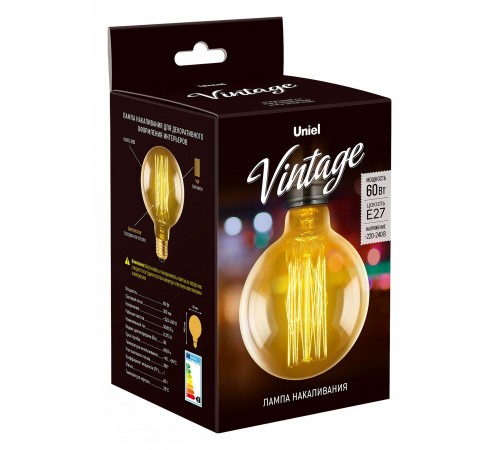 Лампа накаливания Uniel UL-00000479 IL-V