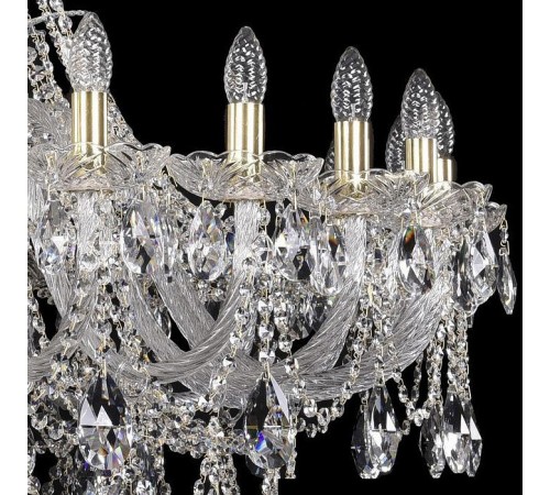 Подвесная люстра Bohemia Ivele Crystal 1411/24/460/G 1411
