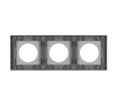 Рамка на 3 поста Arlight 43840 GLARE