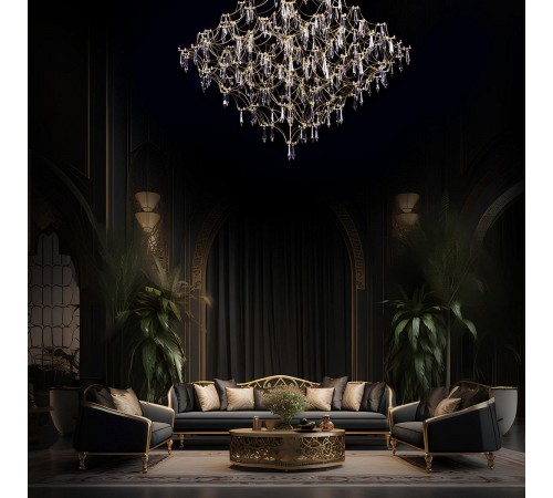 Подвесная люстра Loft it 10259/1200 Gold Asfour Mira