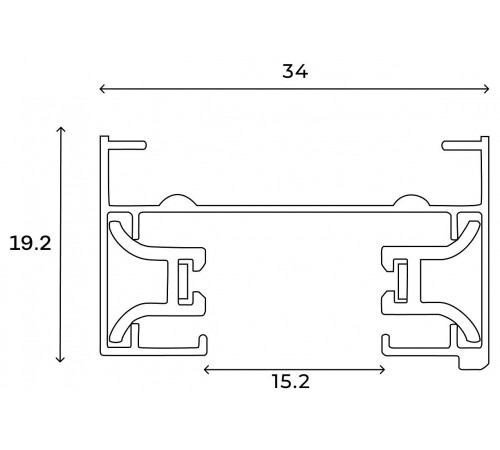 Трек накладной Hesby Lighting HSBL_0173 Skylite